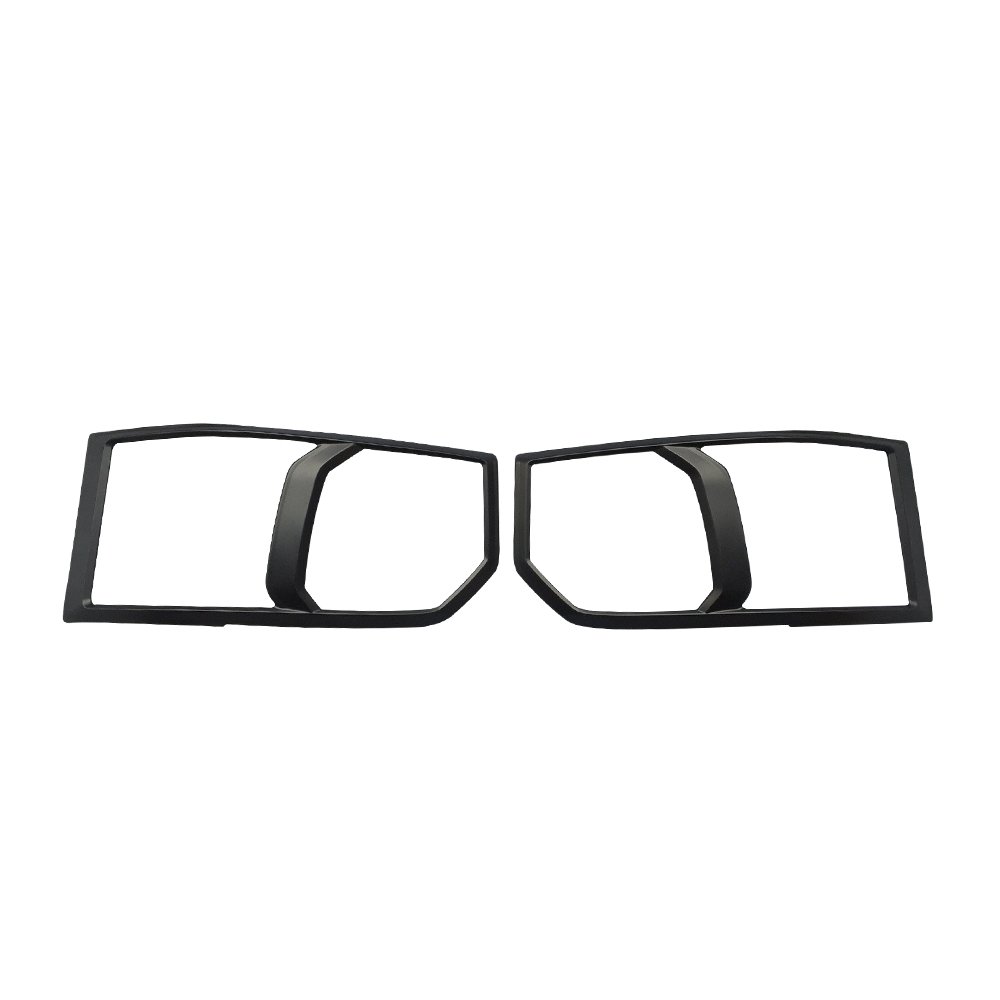 Mini Bus Garnish Exterior Accessories Black Color Headlamp Cover for Toyoto HIACE 2015-2018